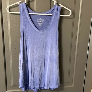 Blue American Eagle Soft & Sexy tank top